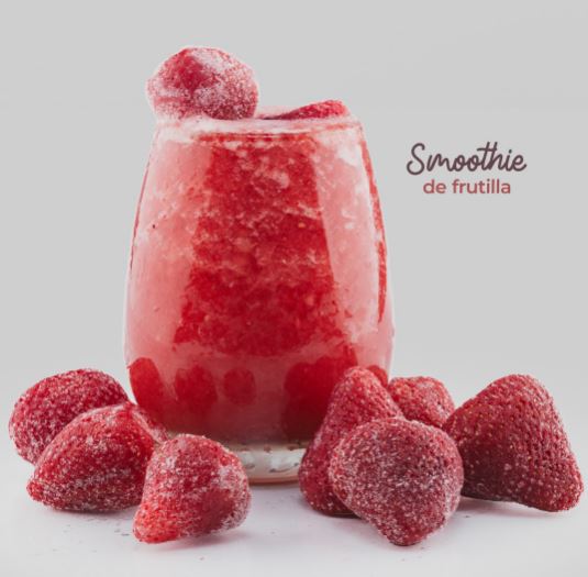 Smoothie Frutilla y Frambuesa x 5 bolsas de 200 grs.