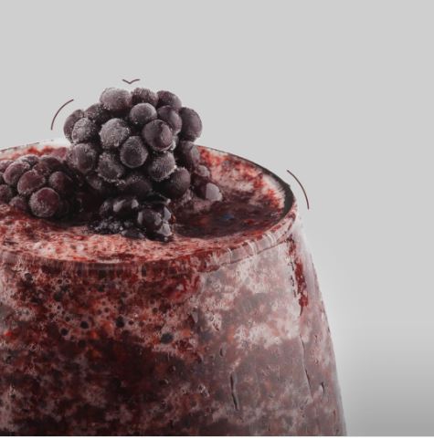 Smoothie de Zarzamora x 5 bolsas de 200 grs.