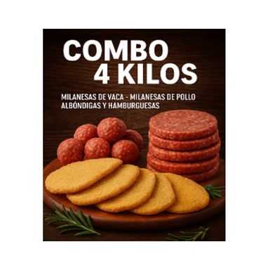 Combo 1 - 4 kilos de Carne