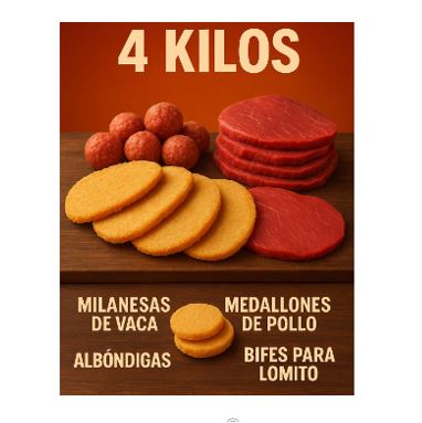 Combo 2 - 4 kilos de Carne